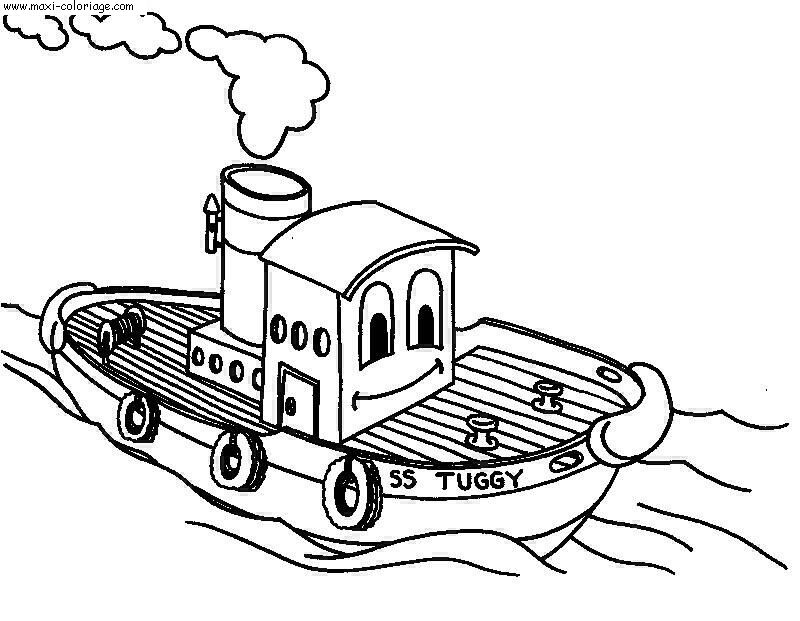 carte invitation Bateaux