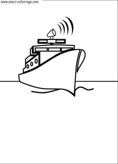 carte invitation Bateaux