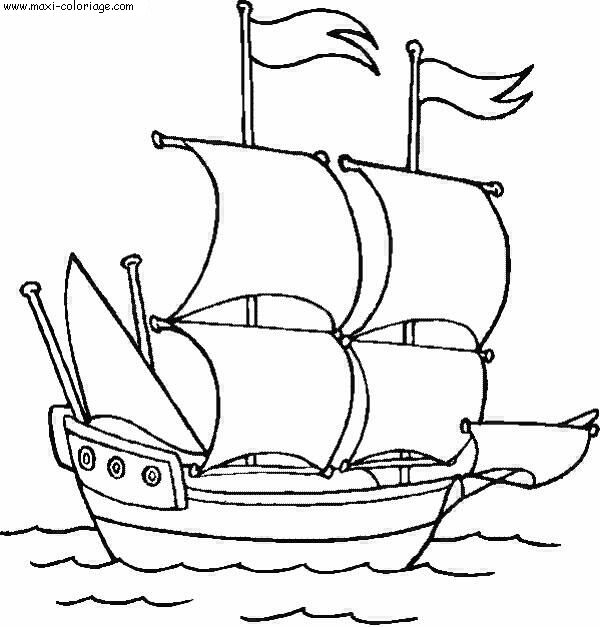 carte invitation Bateaux